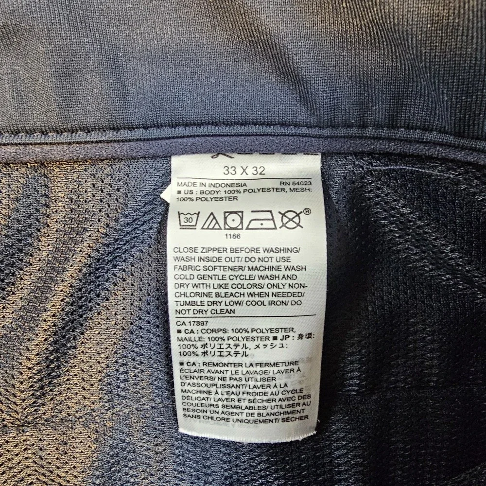 Banana Republic Aiden Fit Pants Mens 33x32 Navy‎ Blue Performance Golf Travel
